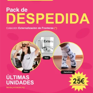 Lote Externalización porCausa - pack de despedida con polo, taza y calcetines
